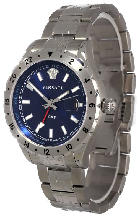 versace hellenyium gmt v1101 0015 band|Buy Versace Hellenyium men's Watch V11010015 .